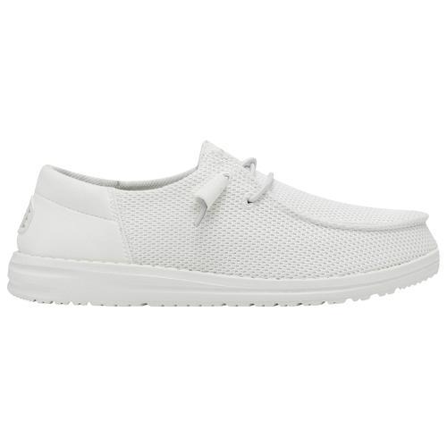 HEYDUDE Womens HEYDUDE Wendy Funk - Womens Shoes White Product Image