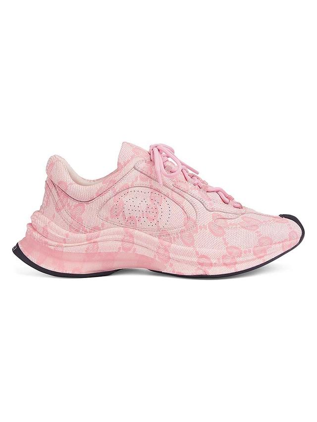 Womens GG Leather Runner Sneakers Product Image