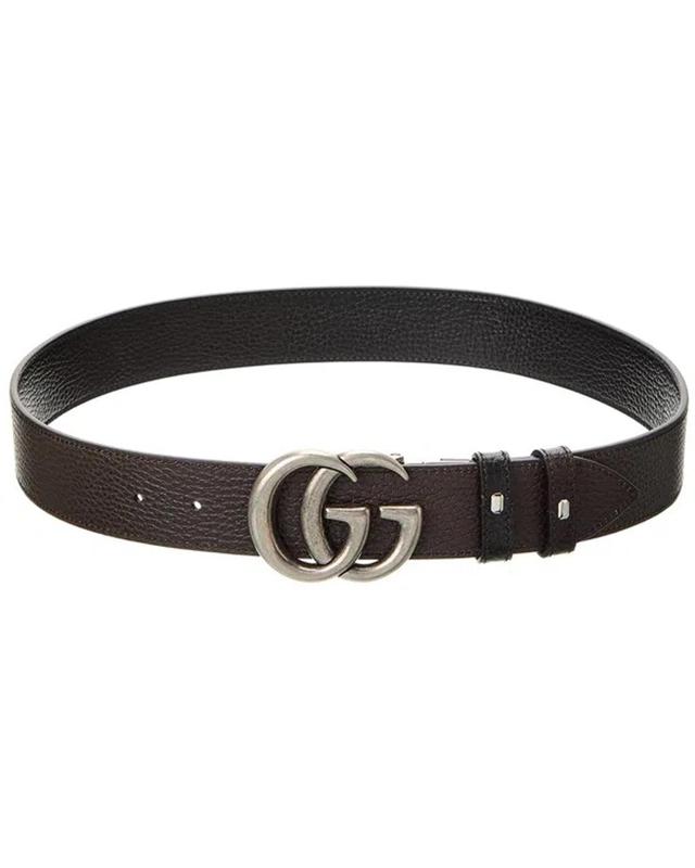 Reversible Leather Belt In Black Product Image