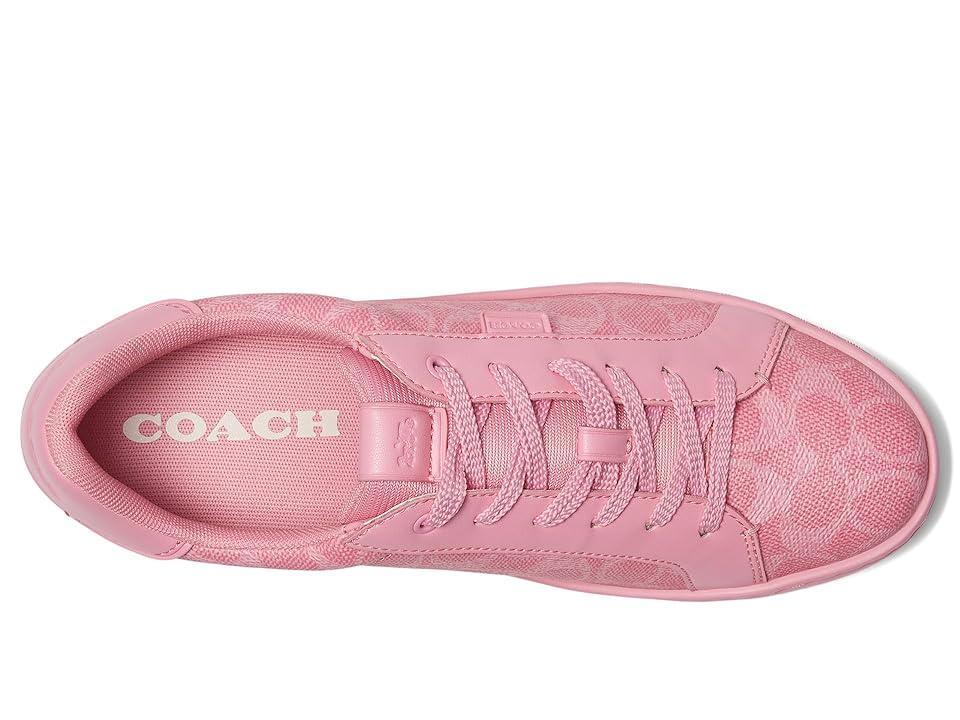 COACH Lowline Coated Canvas (Vivid ) Women's Shoes Product Image