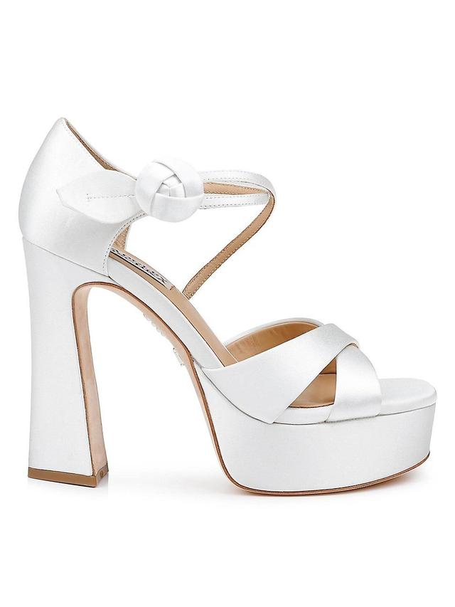 Womens Jayleen 125MM Satin Platform Sandals Product Image