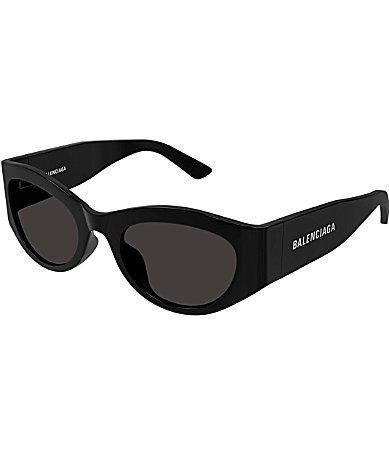 Balenciaga Womens Paper 54mm Oval Sunglasses Product Image