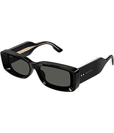 Womens Thickness 53MM Rectangular Sunglasses Product Image