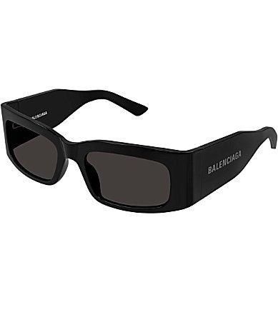 Balenciaga Mens Paper 56mm Rectangle Sunglasses Product Image