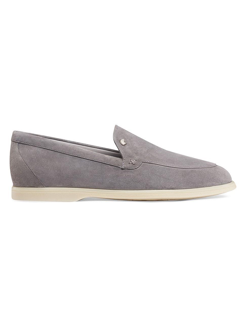 Mens Suede Slip-On Loafers Product Image