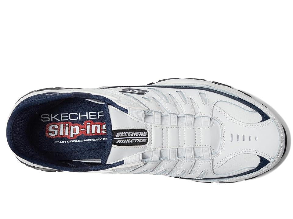 SKECHERS Afterburn M. Fit Grill Captain Hands Free Slip-Ins (White Men's Shoes Product Image