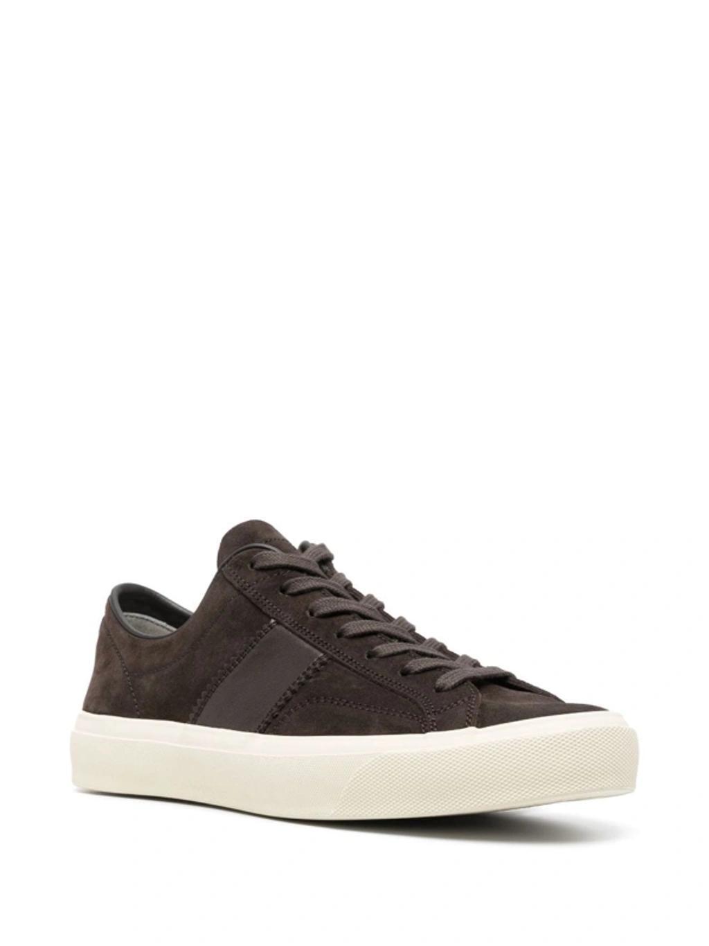 TOM FORD Panelled Low-top Sneakers In Black Product Image