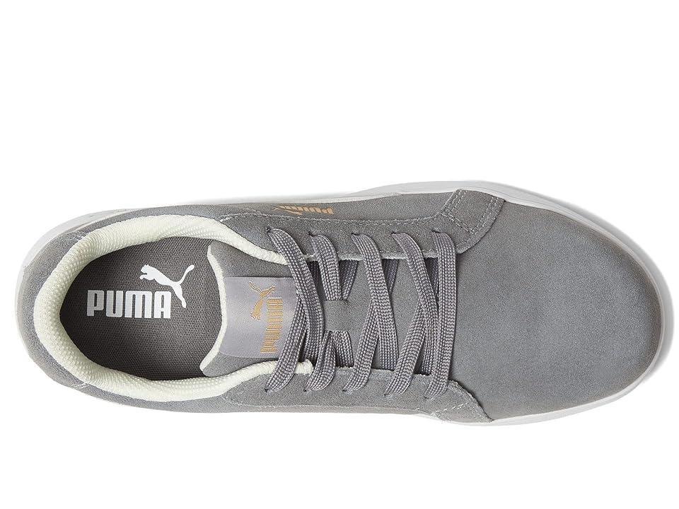 PUMA Safety Iconic Suede Low ASTM SD (Grey/White) Women's Shoes Product Image