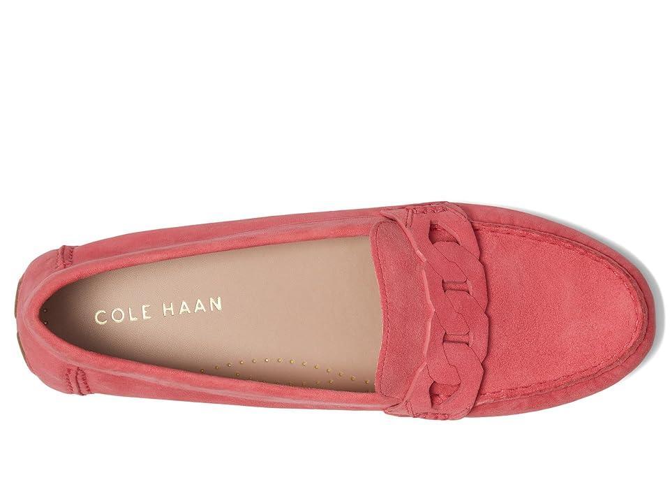 Cole Haan Evelyn Chain Driver (Camelia Rose Suede) Women's Flat Shoes Product Image