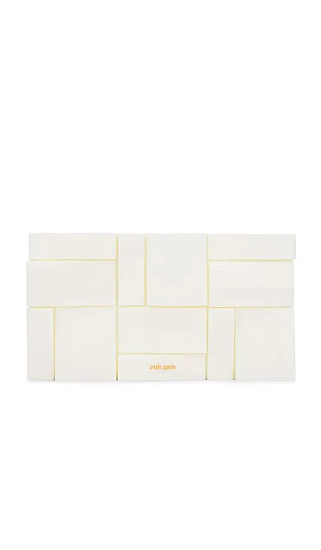 CULT GAIA Galleria Clutch In White Product Image