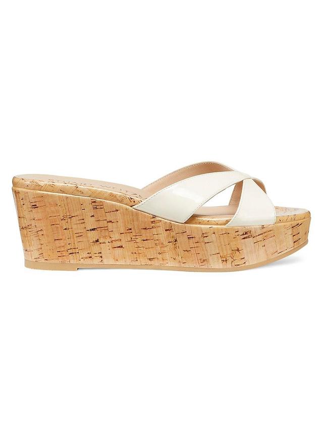 Carmen Patent Slide Wedge Sandals Product Image