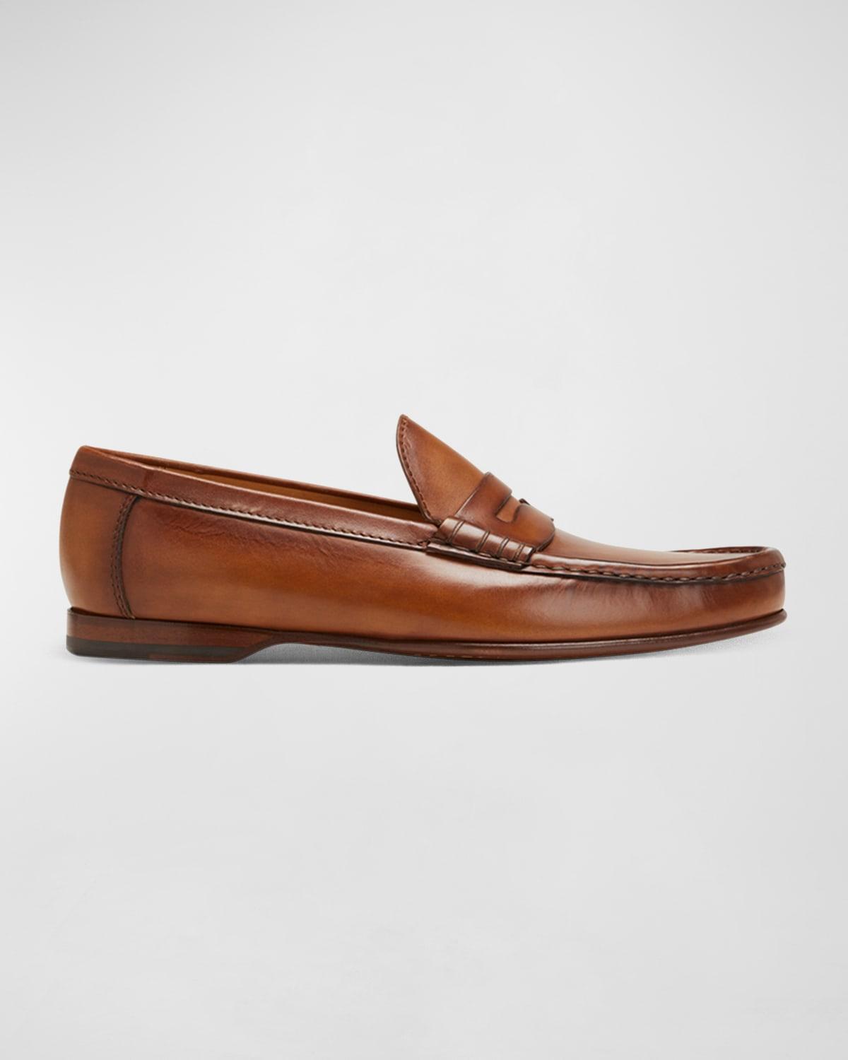 Prada Saffiano Leather Penny Loafer Product Image