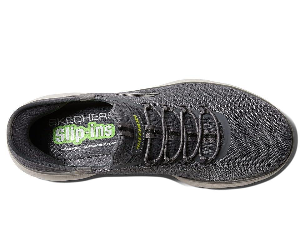 SKECHERS Summits High Range Hands Free Slip-Ins (Charcoal) Men's Shoes Product Image