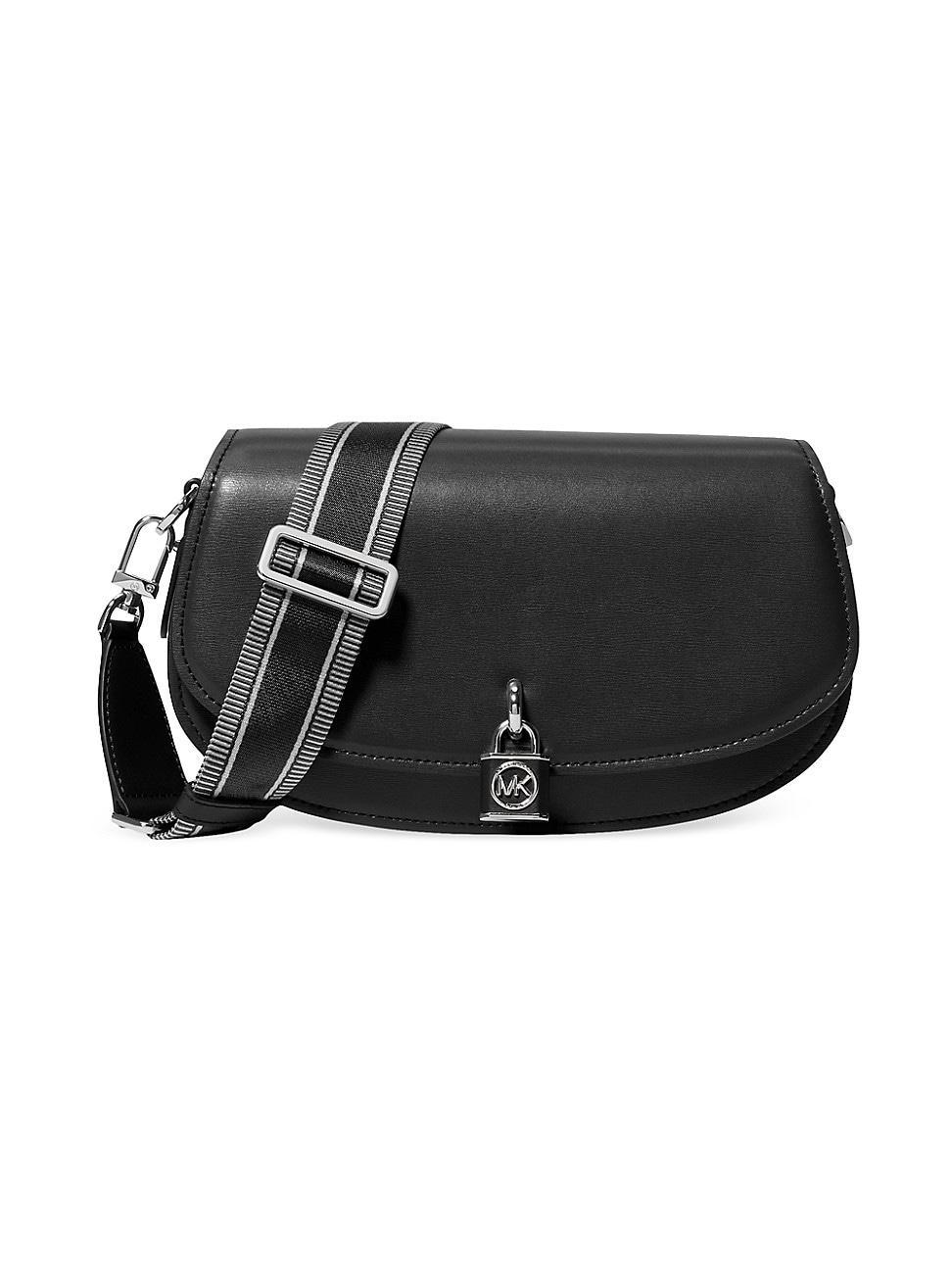 Mila Medium Leather Messenger Bag Product Image