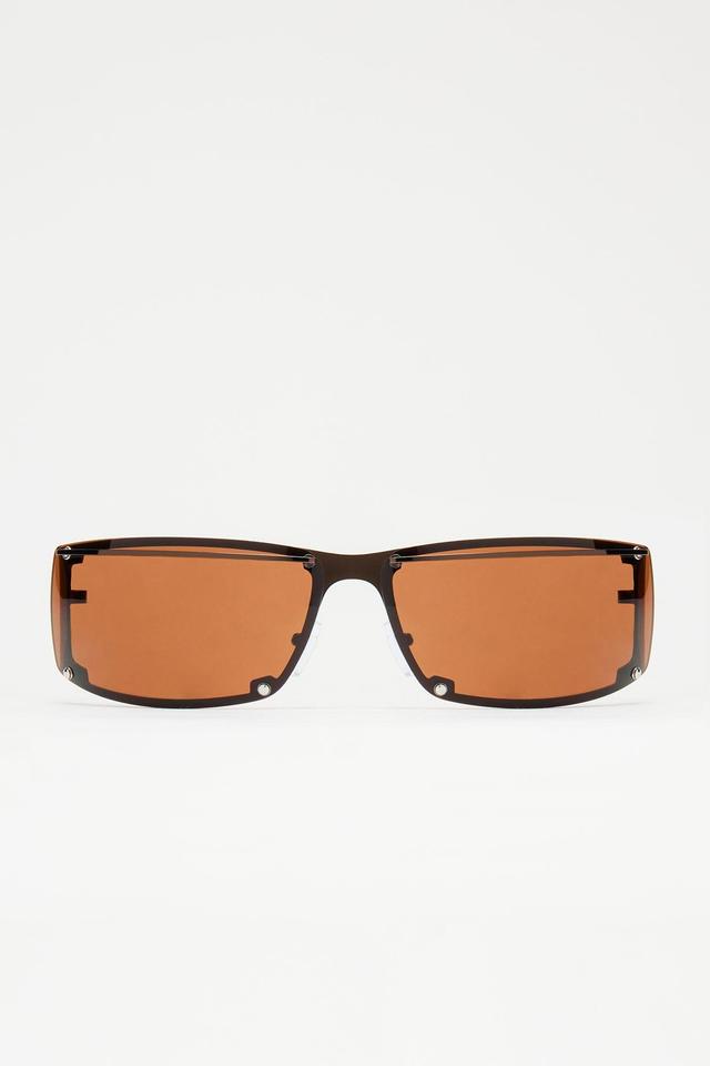 Full Show Sunglasses - Brown Product Image