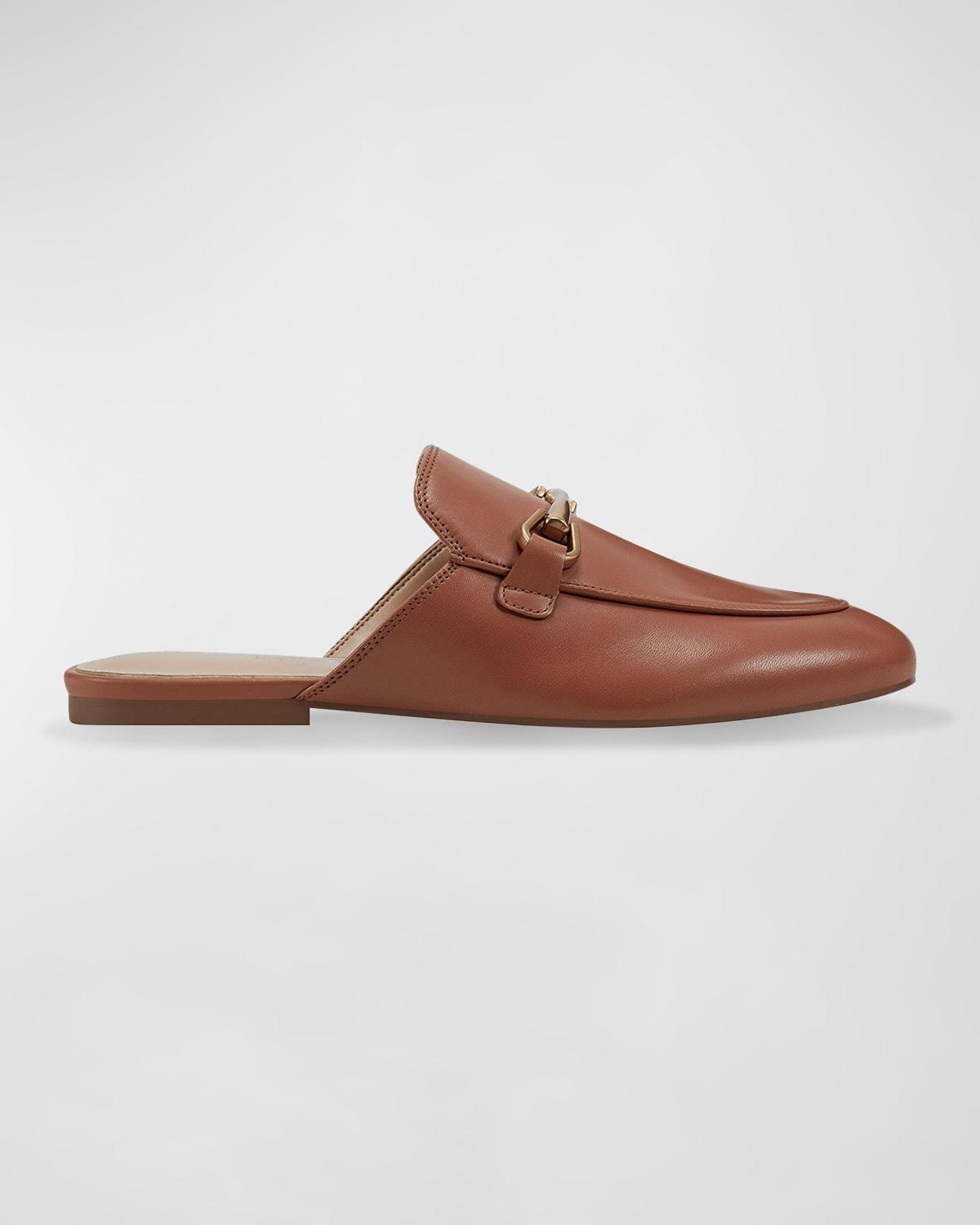 Butler Leather Bit Loafer Mules Product Image