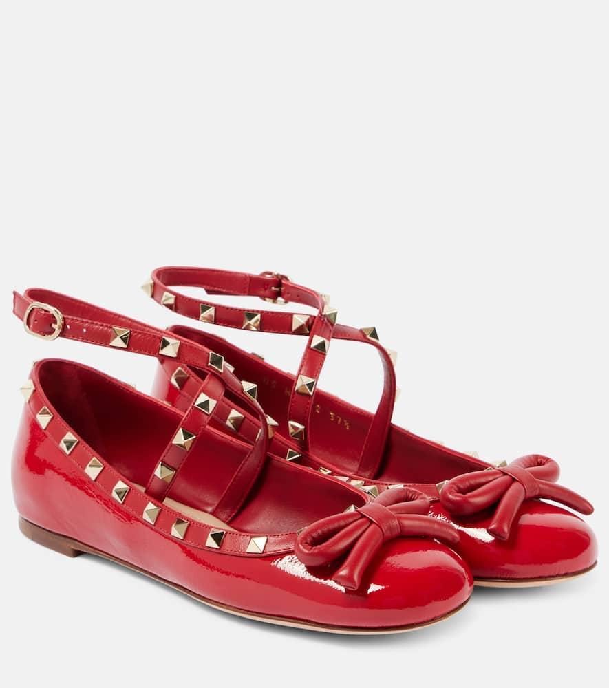 VALENTINO GARAVANI Low Shoes In Red V Product Image