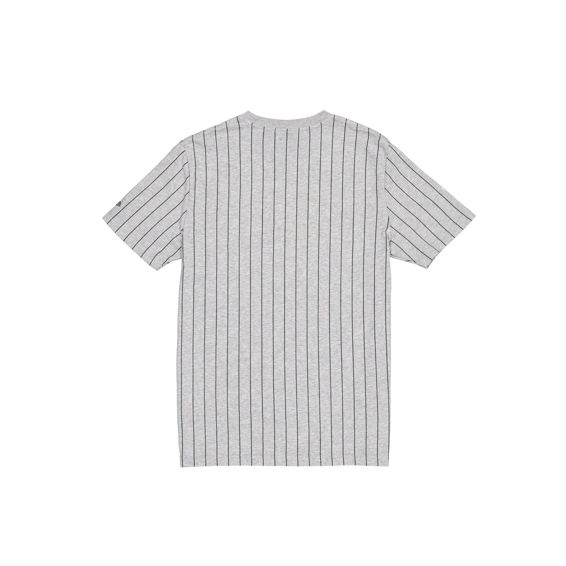 Los Angeles Dodgers Throwback Gray Pinstripe T-Shirt Male Product Image