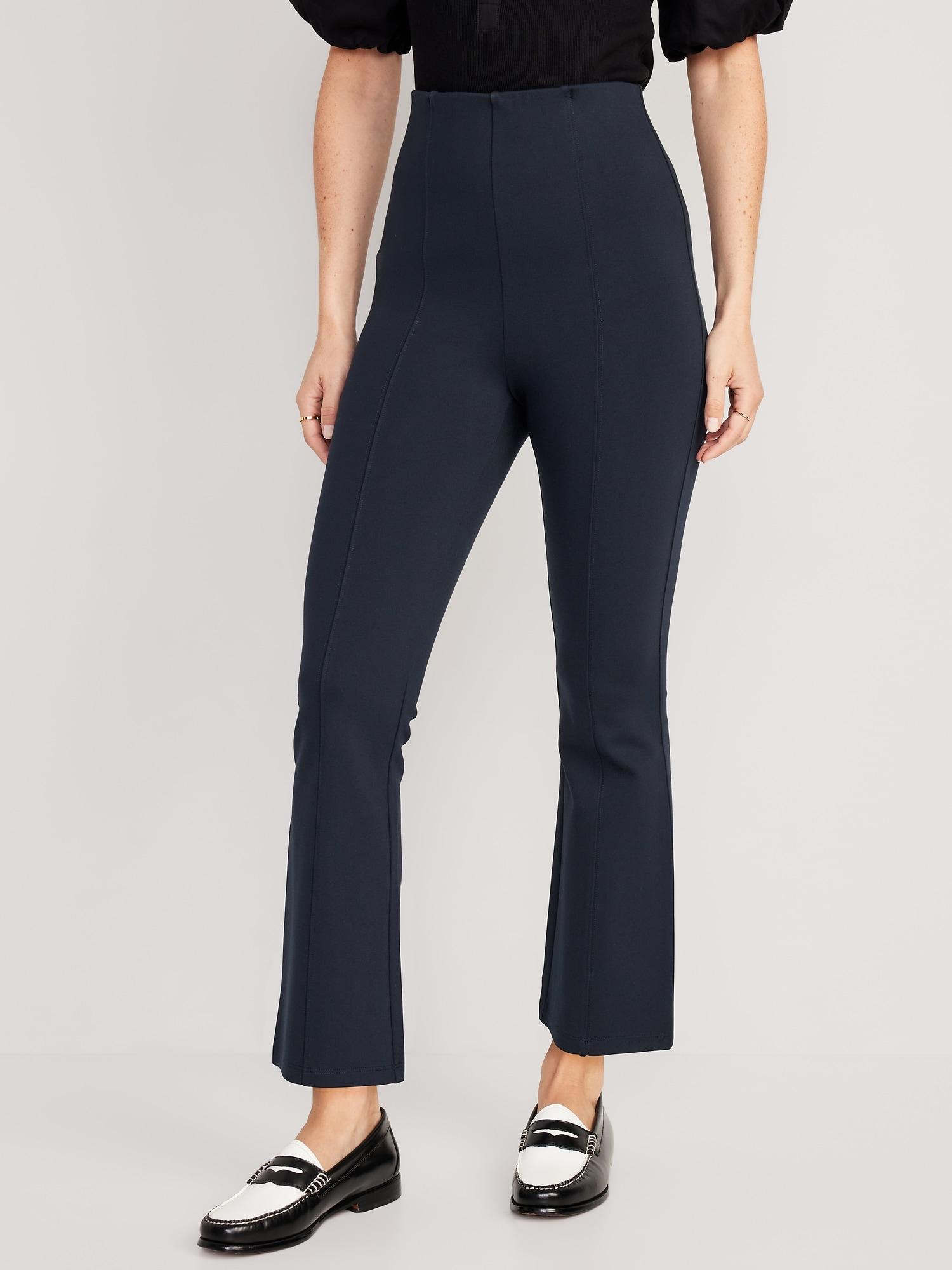 Extra High-Waisted Stevie Crop Flare Pants Product Image