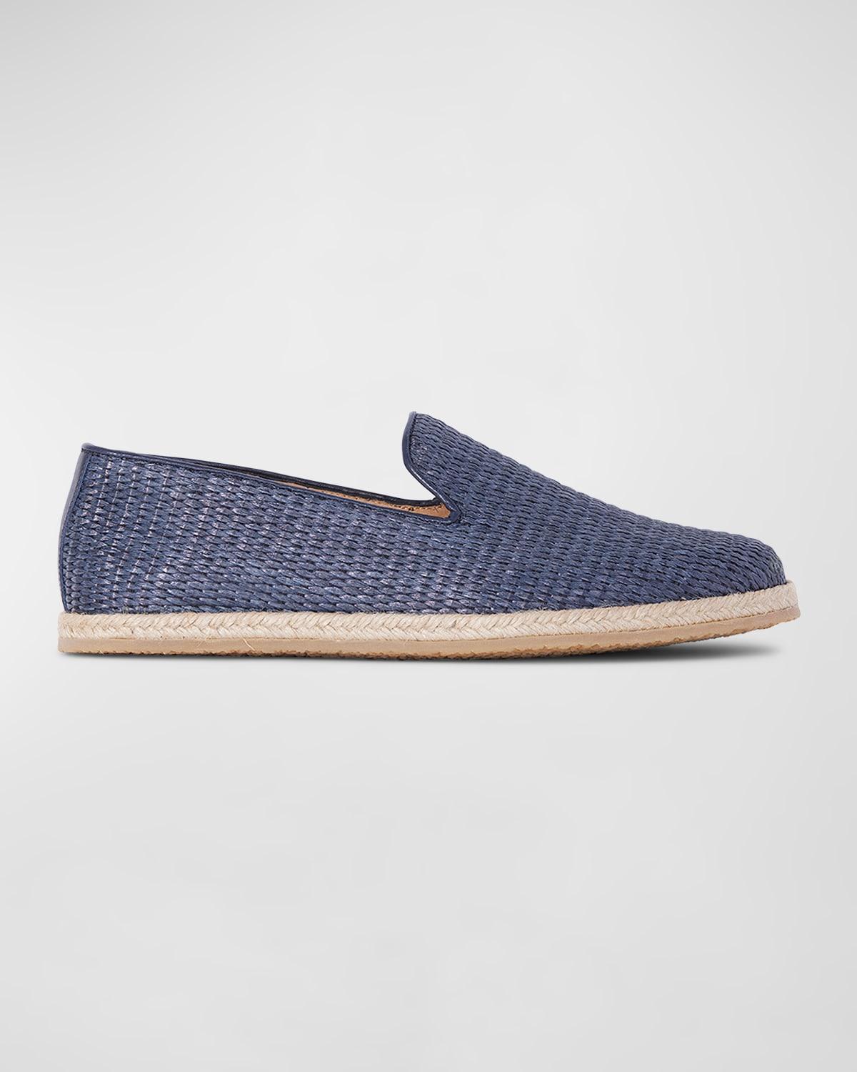 Mens Lido Woven Raffia Espadrille Loafers Product Image