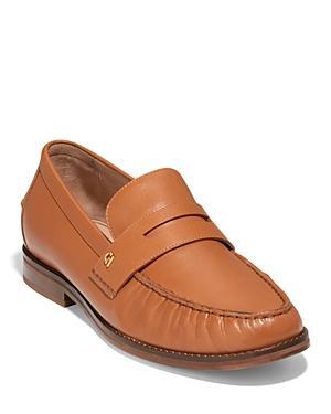 Cole Haan Womens Lux Almond Toe Penny Loafers Product Image