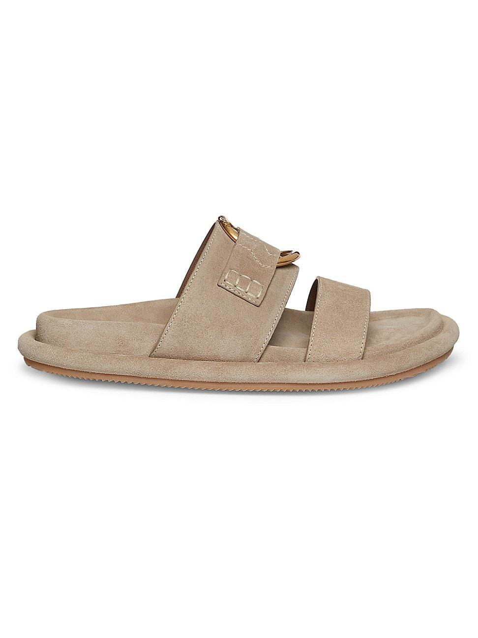 Womens Bell Suede Sandals Product Image