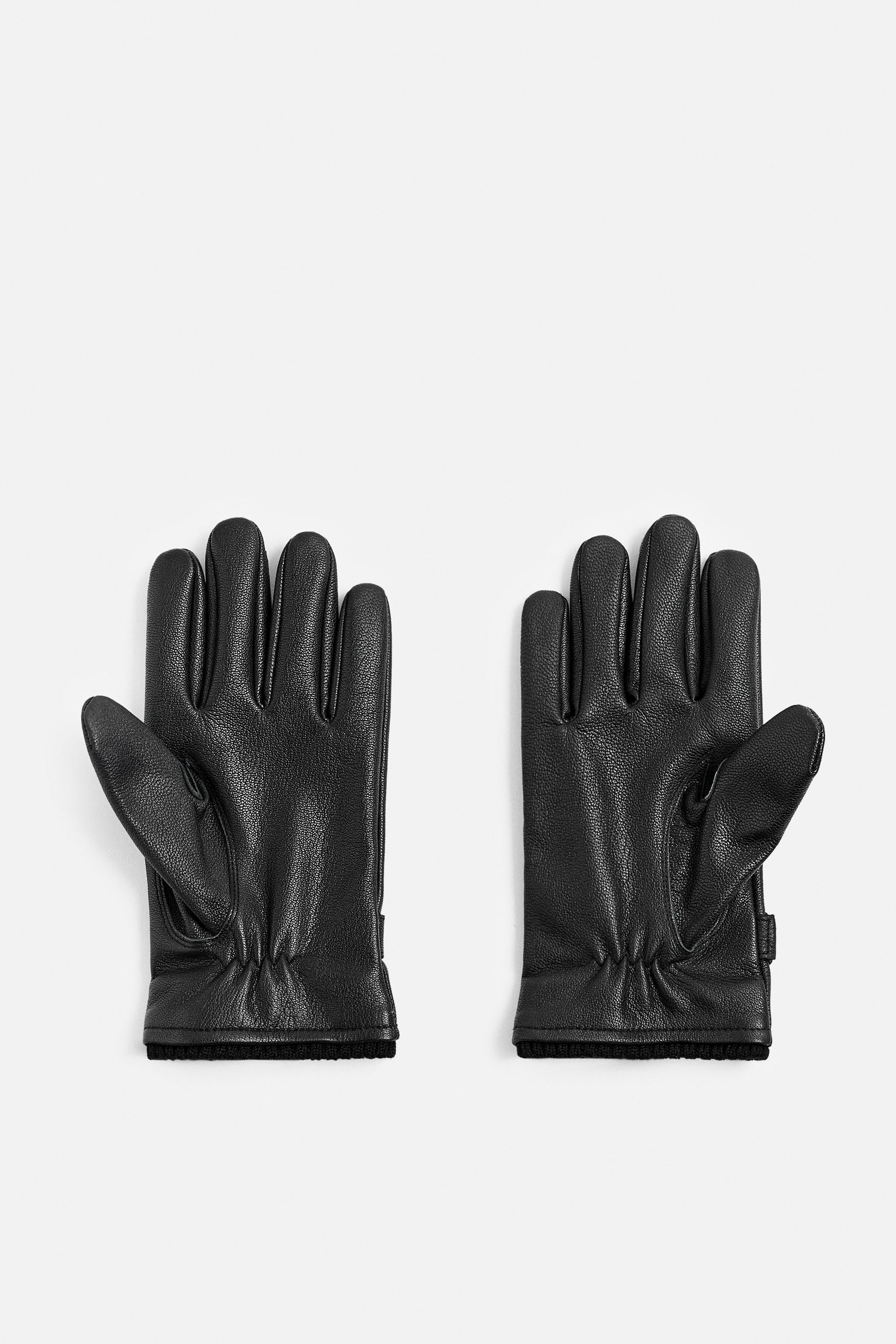 ADJUSTABLE LEATHER GLOVES Product Image