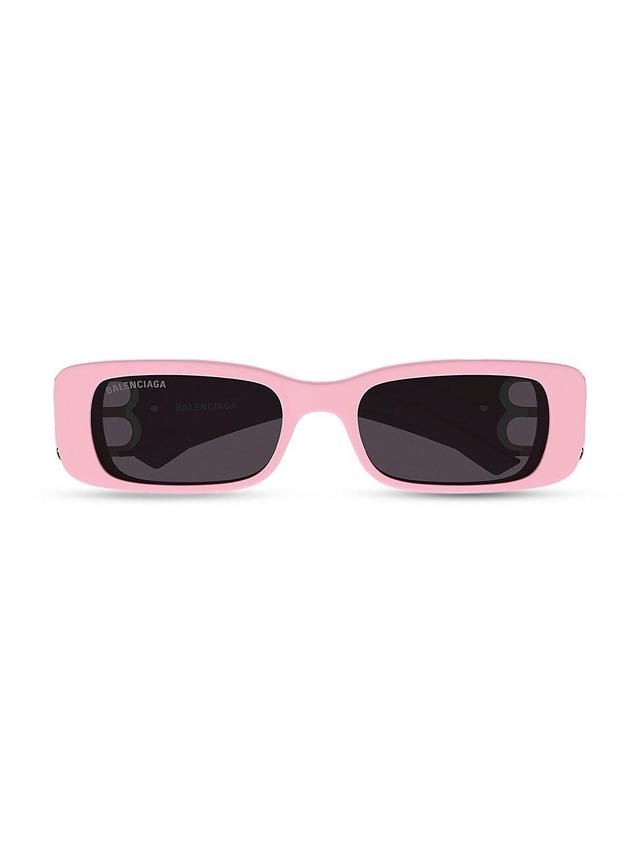 Womens Dynasty 51MM Rectangular Sunglasses Product Image