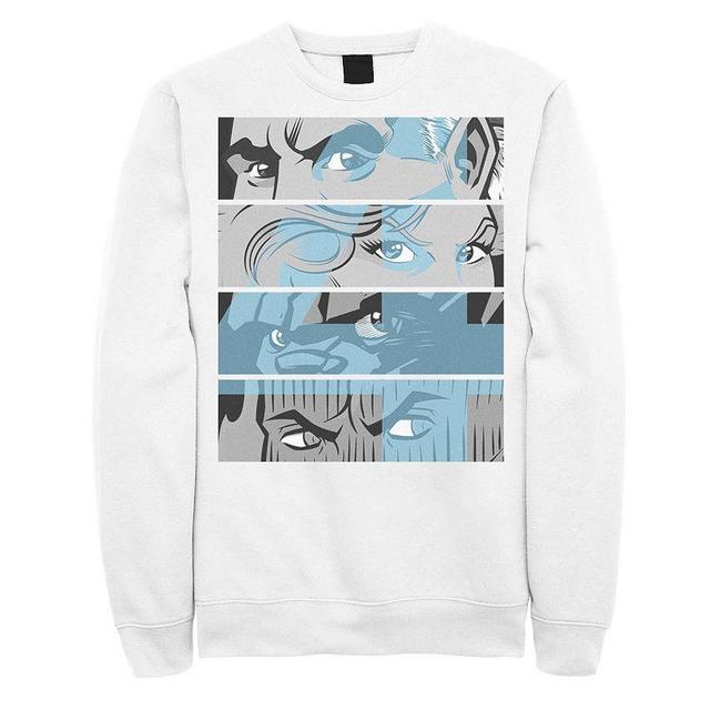 Mens Marvel Fantastic Four Group Shot Eyes Panel Sweatshirt Product Image