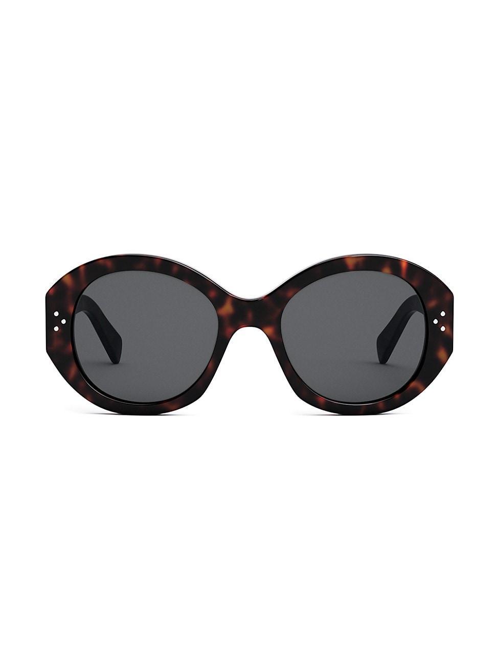 CELINE Bold 3 Dots 53mm Polarized Gradient Round Sunglasses Product Image