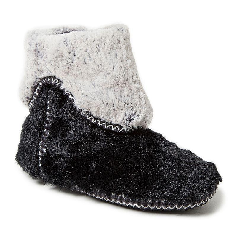 Dearfoams Faux Fur Fold-Down Womens Slippers Product Image