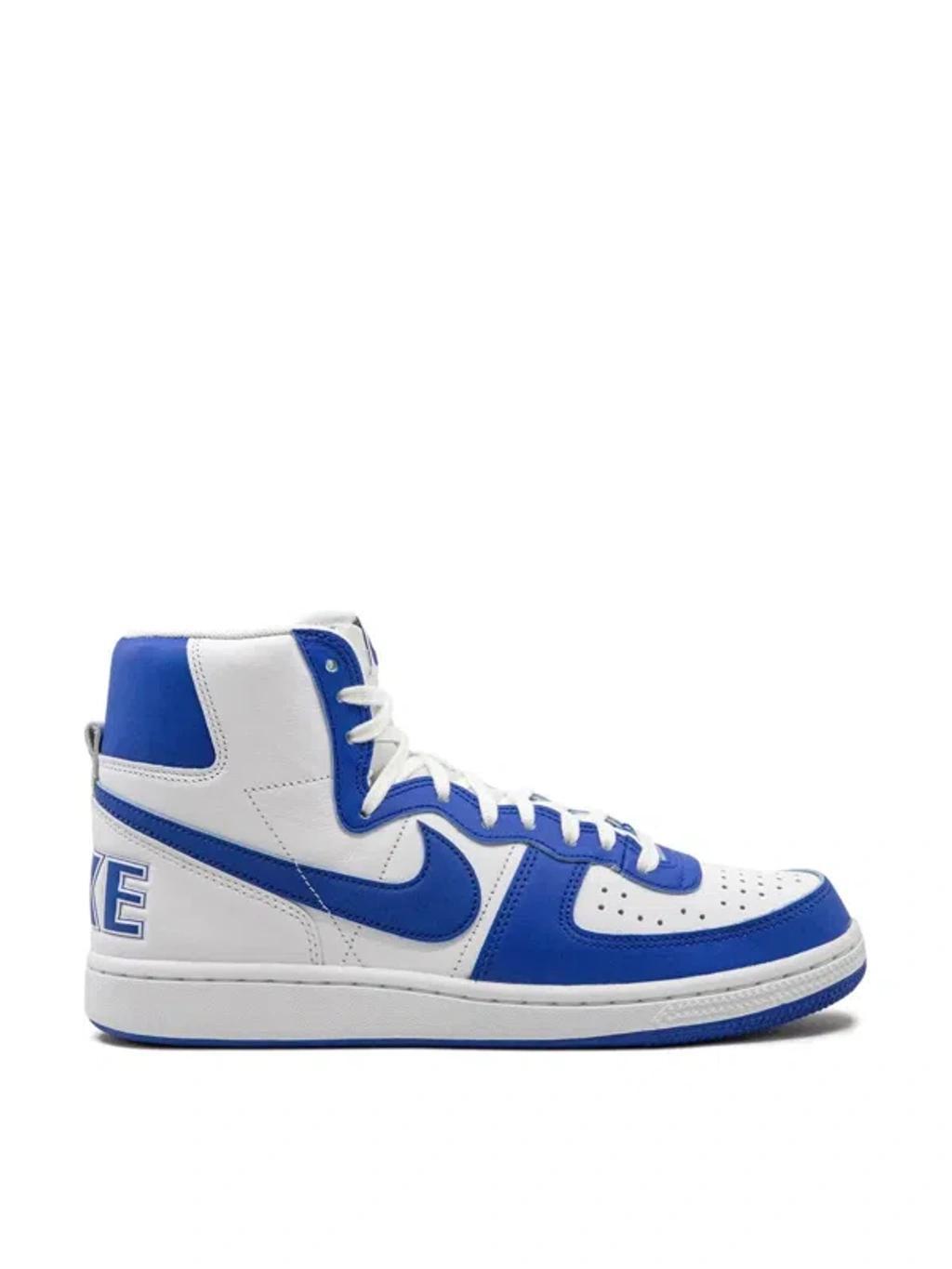 NIKE Terminator High Sneakers White / Game Royal Product Image