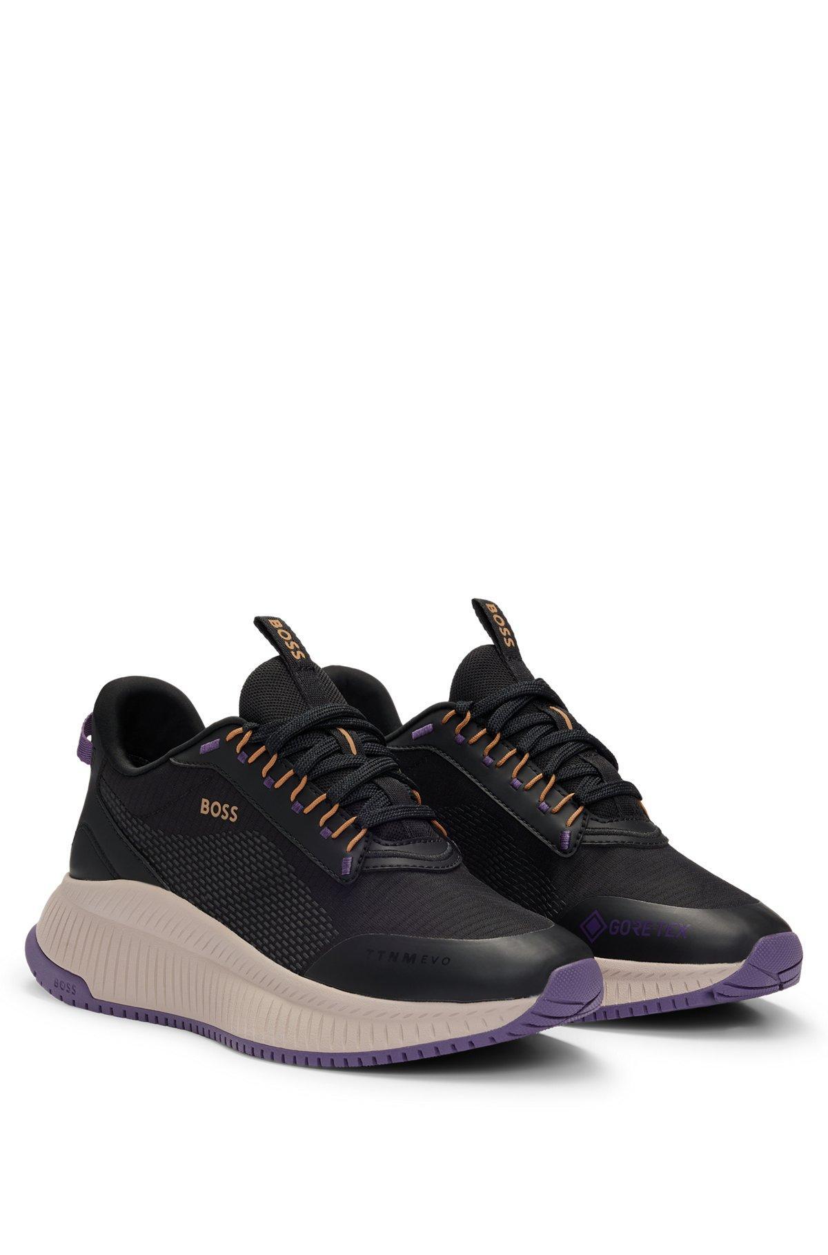 TTNM EVO mixed-material GORE-TEX trainers with ridged sole Product Image