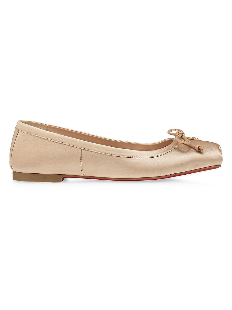 Womens Mamadrague Satin Ballerina Flats product image