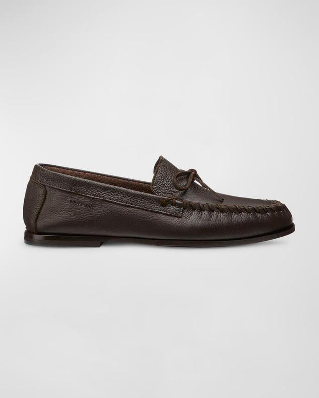 Men's Montauk Grained Leather Moccasin Loafers Product Image