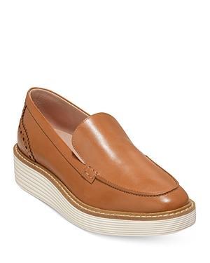 Cole Haan Womens Og Slip On Platform Loafer Flats Product Image