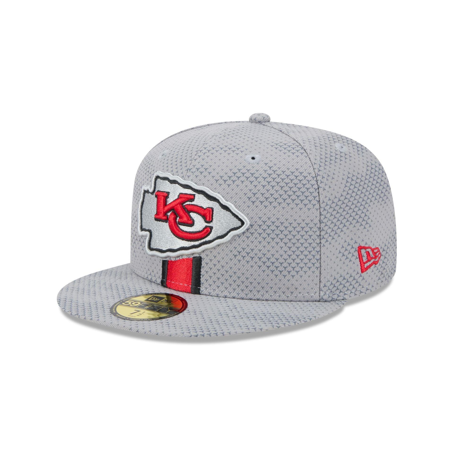 Kansas City Chiefs 2024 Sideline Gray 59FIFTY Fitted Hat Male Product Image