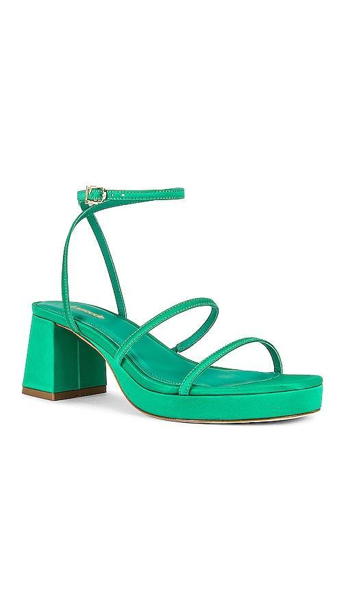 Larroude Gio Heel in Green. - size 8.5 (also in 5.5, 7, 9) Product Image