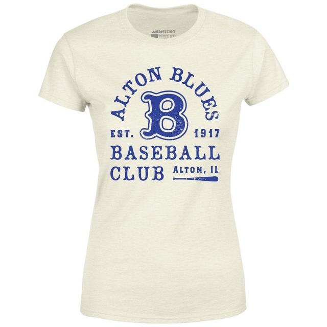 Alton Blues - Illinois - Vintage Defunct Baseball Teams - Women's T-Shirt Female Product Image