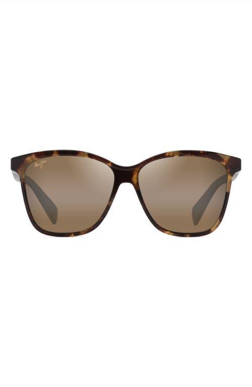 Maui Jim Womens Liquid Sunshine Polarized Tortoise Sunglasses Product Image