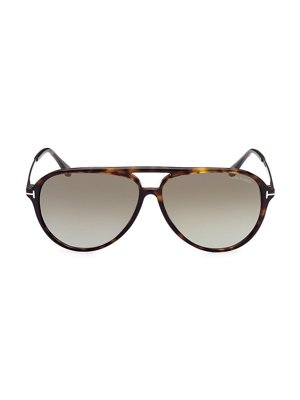 TOM FORD Samson 62mm Gradient Oversize Aviator Sunglasses Product Image