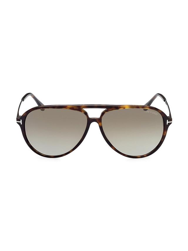 TOM FORD Samson 62mm Gradient Oversize Aviator Sunglasses Product Image