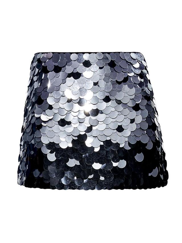 Womens Rubi Paillette-Embellished Miniskirt Product Image