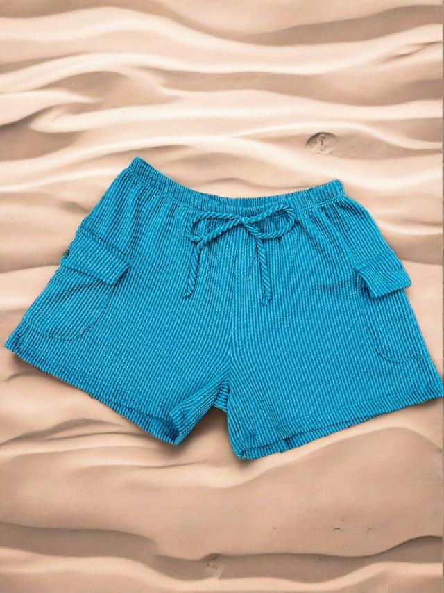 Teal Kick Back Shorts Product Image