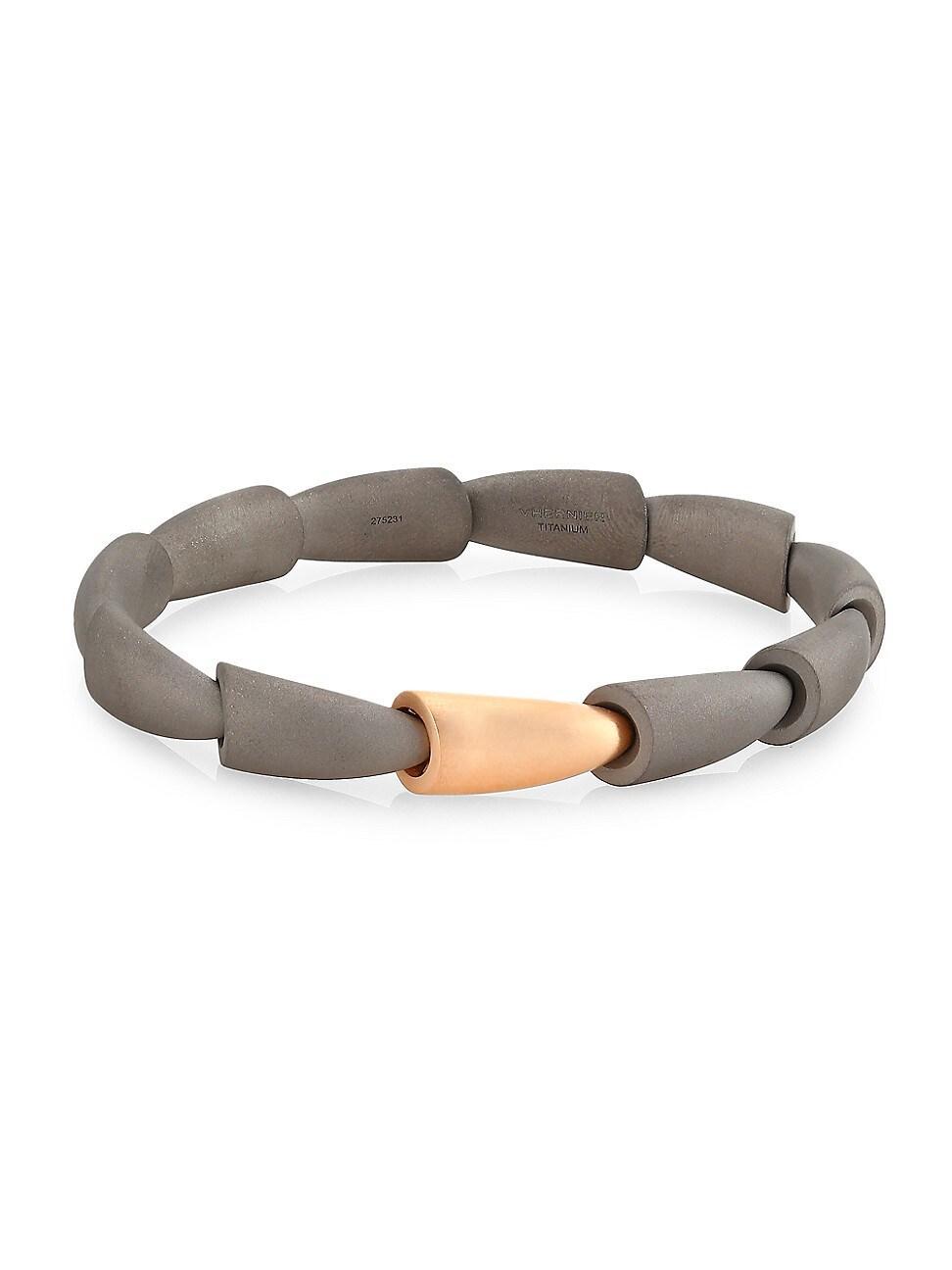 Womens Calla 18K Rose Gold & Titanium Bracelet Product Image