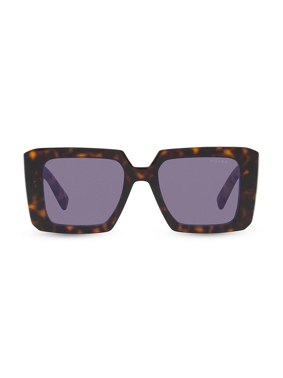 Geometric Rectangle Acetate Sunglasses Product Image