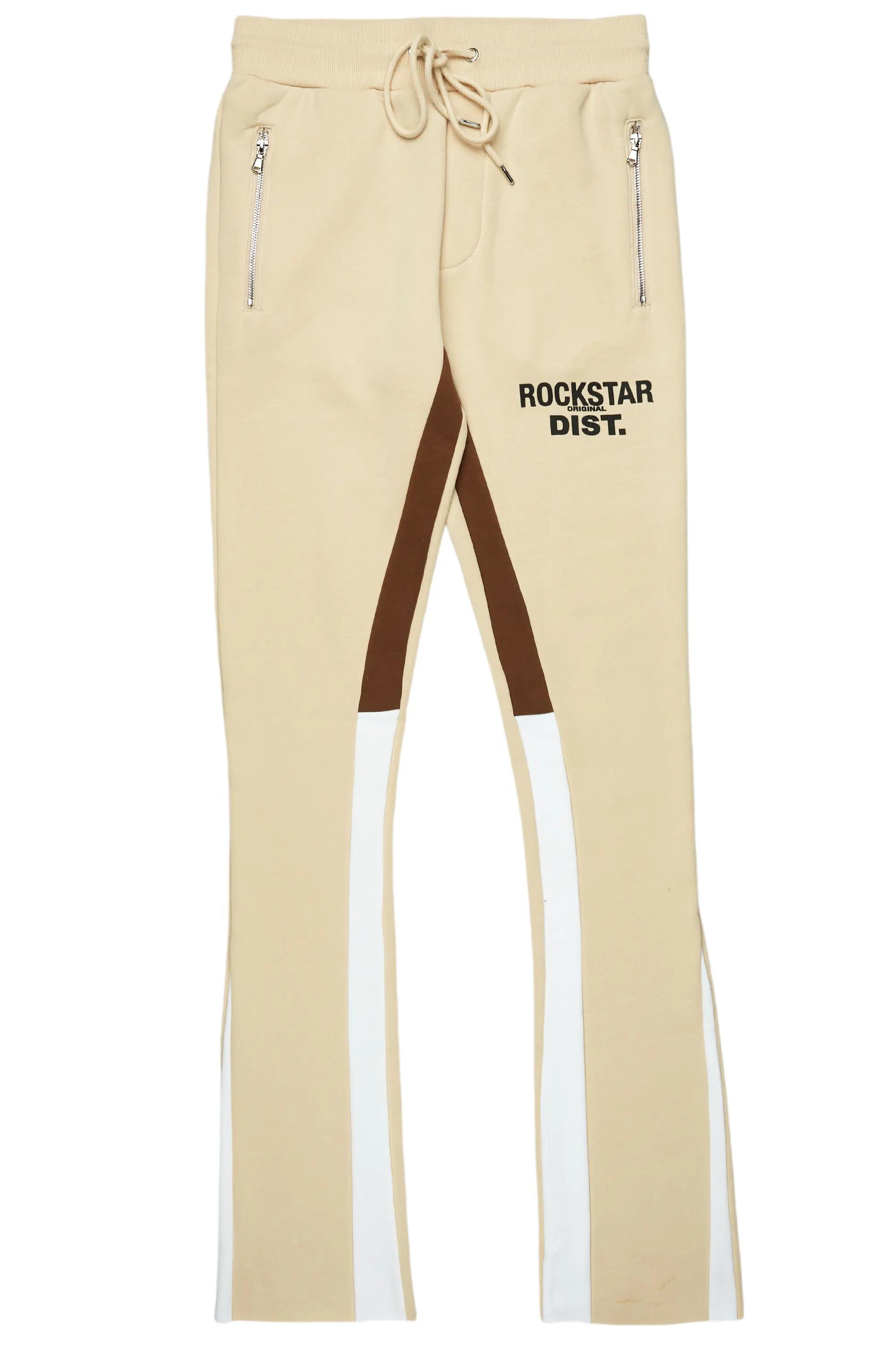 Alpine Beige/Black Stacked Flare Pant Male Product Image