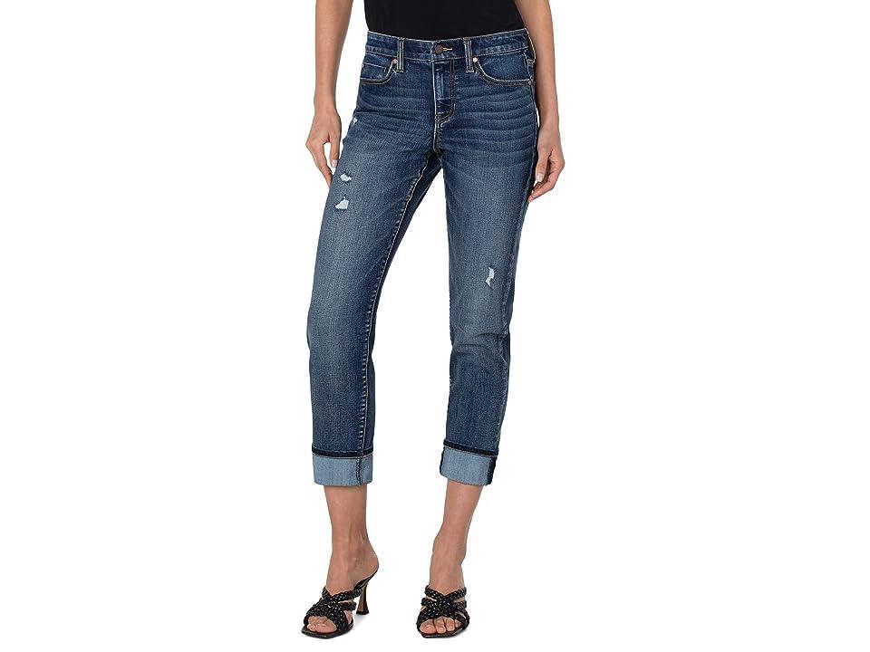 Liverpool Los Angeles Marley Cuffed Girlfriend Jeans Product Image