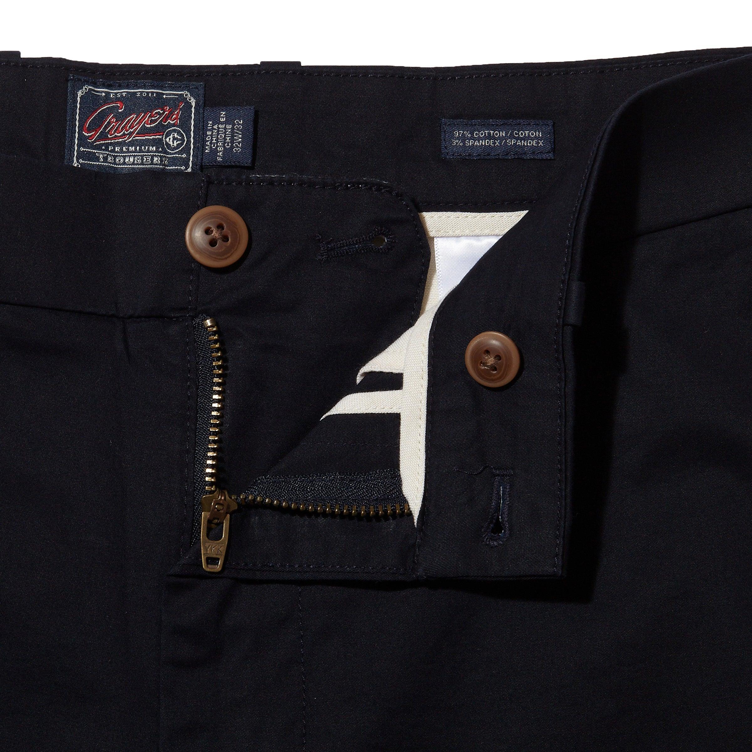 Thompson Flex Stretch Chino (Relaxed Fit) - Dark Navy Product Image