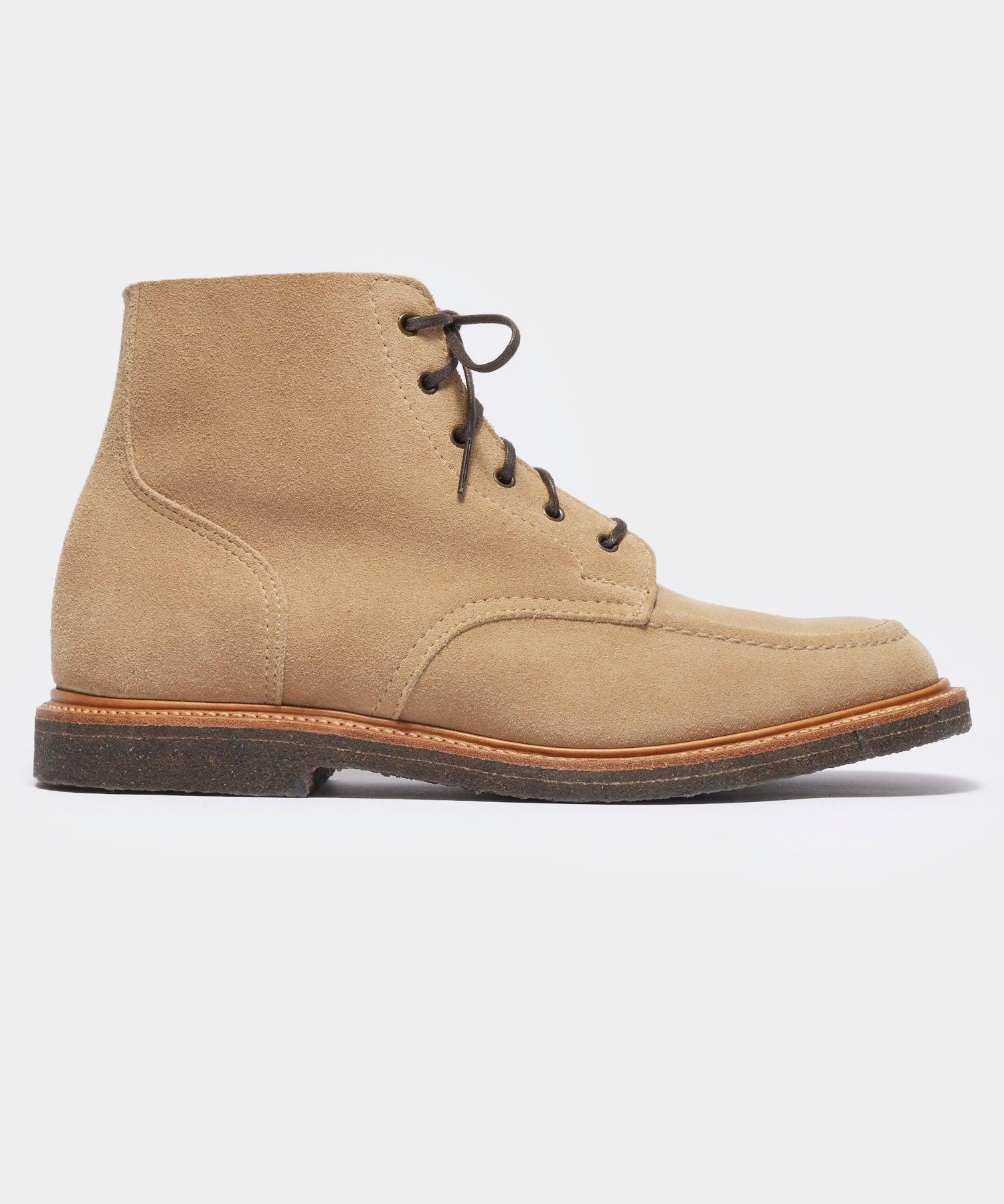 Todd Snyder x Sanders Apron Boot in Milkshake Suede Product Image